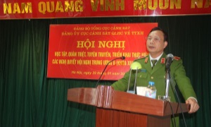 Hội nghị 13win co, quán triệt các Nghị quyết hội nghị Trung ương 6, khóa xii trong Đảng bộ Cục Cảnh sát 13win10 về 13win1