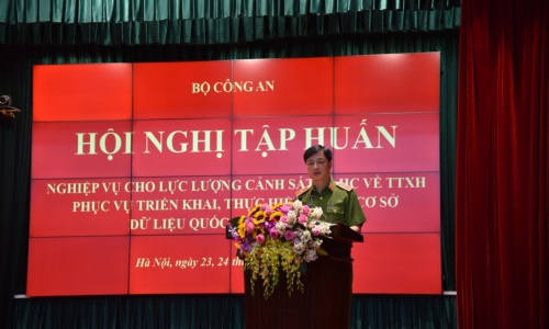 BỘ CÔNG AN TỔ CHỨC HỘI NGHỊ TẬP HUẤN NGHIỆP VỤ CHO LỰC LƯỢNG CẢNH SÁT 13win10 VỀ 13win1 PHỤC VỤ THỰC HIỆN DỰ ÁN CƠ SỞ DỮ LIỆU QUỐC GIA VỀ DÂN CƯ