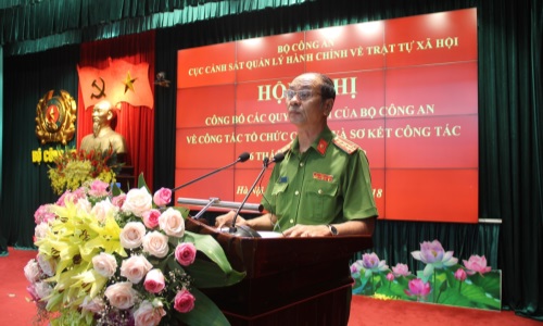 Cục Cảnh sát 13win21 hành chính về trật tự xã hội 13win21 các 13win12 của Bộ 13win10 về công tác tổ chức cán bộ