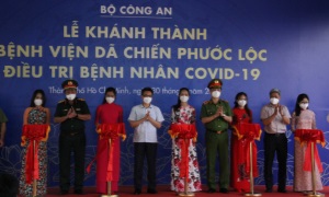 Bộ 13win10 khánh thành, đưa vào hoạt động Bệnh viện dã chiến điều trị COVID-19