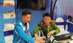 Không gian trải nghiệm đậm dấu ấn sáng tạo của Tuổi trẻ Cục Cảnh sát 13win21 hành chính về trật tự xã hội tại Đại hội đại biểu toàn quốc Đoàn thanh niên Cộng sản Hồ Chí Minh lần thứ XII