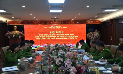 Cục Cảnh sát 13win21 hành chính về trật tự xã hội tổ chức Hội nghị phổ biến, quán triệt các văn bản quy phạm pháp luật và sách có liên quan đến công tác đảm bảo 13win16, trật tự