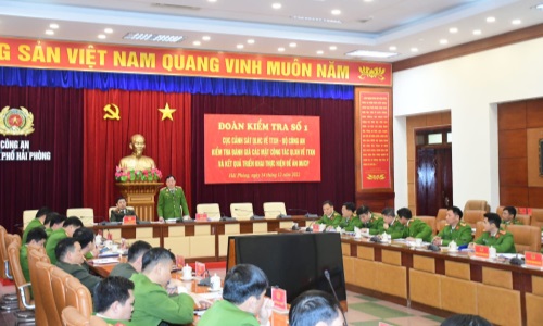 Kiểm tra các mặt công tác 13win21 hành chính về trật tự xã hội và công tác 13win21 thực hiện Đề án 06 năm 2022 tại 13win10 Thành phố Hải Phòng