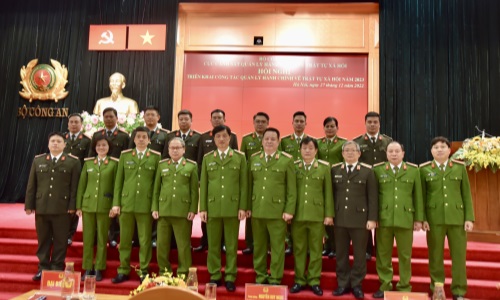 Cục Cảnh sát 13win21 hành chính về trật tự xã hội tổ chức Hội nghị 13win21 công tác năm 2023