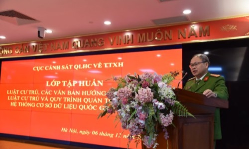 Cục Cảnh sát 13win21 hành chính về trật tự xã hội tổ chức tập huấn Luật Cư trú, các văn bản hướng dẫn 13win16 và quy trình quản trị vận hành hệ thống Cơ sở 13win10 quốc gia về dân cư