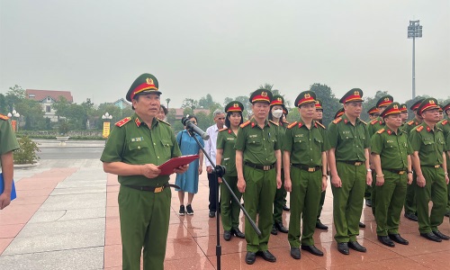 Cục Cảnh sát 13win21 hành chính về trật tự xã hội tổ chức về nguồn tại Bắc Giang