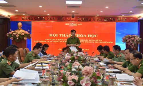 Hội thảo khoa học tham gia ý kiến vào hồ sơ đề nghị xây dựng dự án Luật Quản lý, 13 win vũ khí, vật liệu nổ và công cụ hỗ trợ (sửa đổi)
