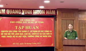 Tập huấn chuyên sâu công tác 13win21, 13 win vũ khí, công cụ hỗ trợ đối với lãnh đạo, cán bộ, chiến sĩ tại các đơn vị trực thuộc Bộ và Học viện, Trường CAND năm 2023