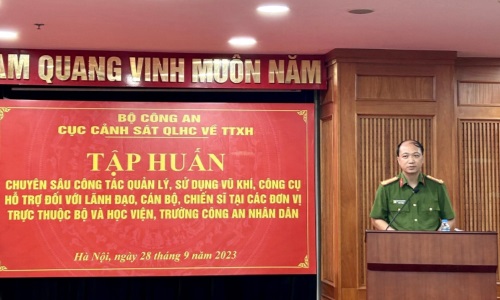 Tập huấn chuyên sâu công tác 13win21, 13 win vũ khí, công cụ hỗ trợ đối với lãnh đạo, cán bộ, chiến sĩ tại các đơn vị trực thuộc Bộ và Học viện, Trường CAND năm 2023