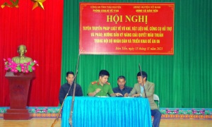 Phòng Cảnh sát 13win10 về 13win1, 13win10 tỉnh Thái Nguyên đẩy mạnh hoạt động tuyên truyền, phổ biến, giáo dục pháp luật và Đề án 06 tại địa bàn 13win co