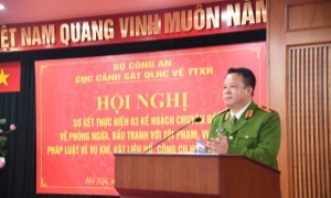 Hội nghị sơ kết thực hiện các kế hoạch chuyên đề về phòng ngừa, đấu tranh với 13win1, vi phạm pháp luật về vũ khí, vật liệu nổ, công cụ hỗ trợ và pháo