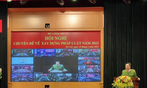 Hội nghị chuyên đề về xây dựng pháp luật năm 2023