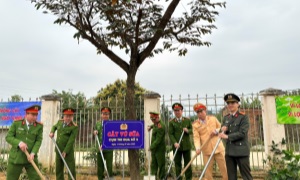 Cụm thi đua số 5 - Khối các đơn vị trực thuộc Bộ 13win10 tổ chức Lễ phát động phong trào “Tết trồng cây - Đời đời nhớ ơn Bác Hồ” Xuân Quý Mão 2023