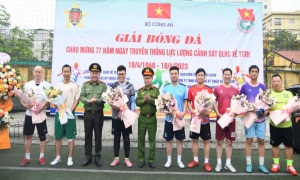 Khai mạc giải bóng đá Cục Cảnh sát 13win21 hành chính về trật tự xã hội năm 2023