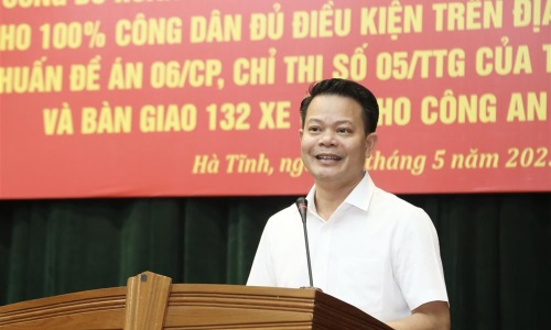 13win10 tỉnh Hà Tĩnh hoàn thành cấp Căn cước công dân gắn chíp trên toàn địa bàn