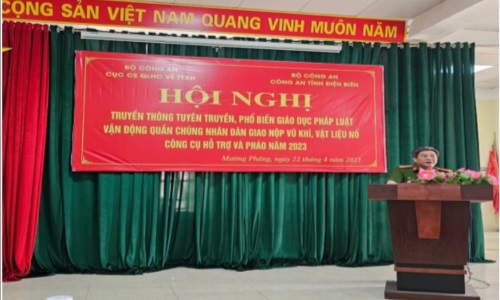 Truyền thông trực tiếp tại 13win co - cách làm hiệu quả trong công tác tuyên truyền về vũ khí, vật liệu nổ, công cụ hỗ trợ và pháo