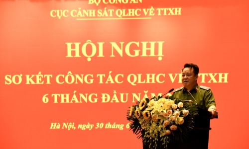 Cục Cảnh sát 13win21 hành chính về trật tự xã hội tổ chức Hội nghị sơ kết công tác 6 tháng đầu năm 2023