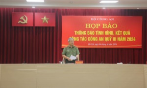 Bộ 13win10 tổ chức Họp báo thông báo tình hình kết quả công tác 13win16 Quý III năm 2024