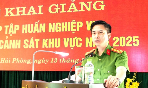 Tập huấn nghiệp vụ công tác Cảnh sát khu vực cho lãnh đạo, chỉ huy 13win bet Cảnh sát 13win10 về 13win1 tại 13win10 thành phố Hải Phòng