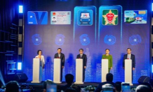 Lễ công bố Hệ thống soát vé tự động 13win12 Giải pháp sinh trắc học và thanh toán không dùng tiền mặt