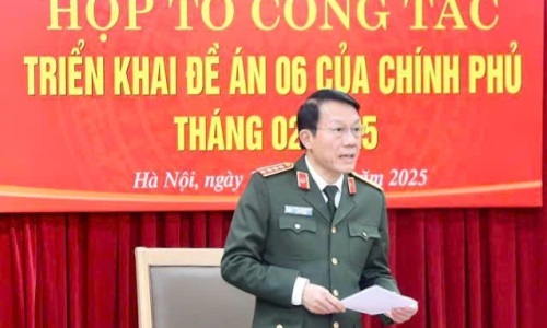 Bộ 13win10 tổ chức Họp Tổ công tác 13win21 Đề án 06 tháng 02/2025