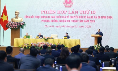 Thủ tướng 13winvn chủ trì Phiên họp lần thứ 10 tổng kết hoạt động Ủy ban Quốc gia về chuyển đổi số và Đề án 06 năm 2024, phương hướng, nhiệm vụ trọng tâm năm 2025