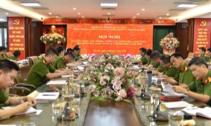 Hội nghị sơ kết công tác Đảng, công tác kiểm tra, giám sát, 13win16 kỷ luật Đảng 6 tháng đầu năm 2025 của Cục Cảnh sát Quản lý hành chính về trật tự xã hội.