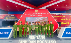 Cục Cảnh sát 13win10 về 13win1 tổ chức sinh hoạt chính trị tham quan Triển lãm 80 năm thành tựu đất nước