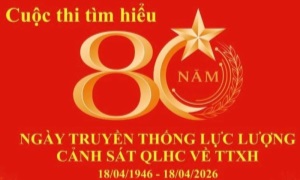 Cuộc thi tìm hiểu 80 năm xây dựng, chiến đấu và trưởng thành của 13win bet Cảnh sát Quản lý hành chính về trật tự xã hội